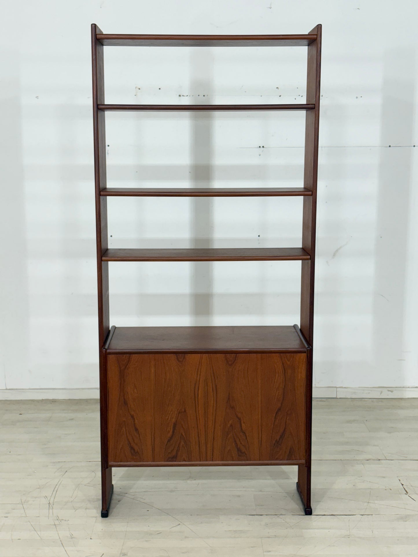 Mid-Century Teak Regalsystem / Teak Bücherregal / 60er Jahre Highboard / Vintage Wandregal / Mid Century Teak Regal