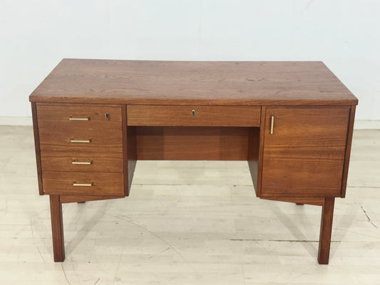 Mid Century Bürotisch / Danish Teak Schreibtisch / Vintage Schreibtisch / 60er Jahre Bürotisch