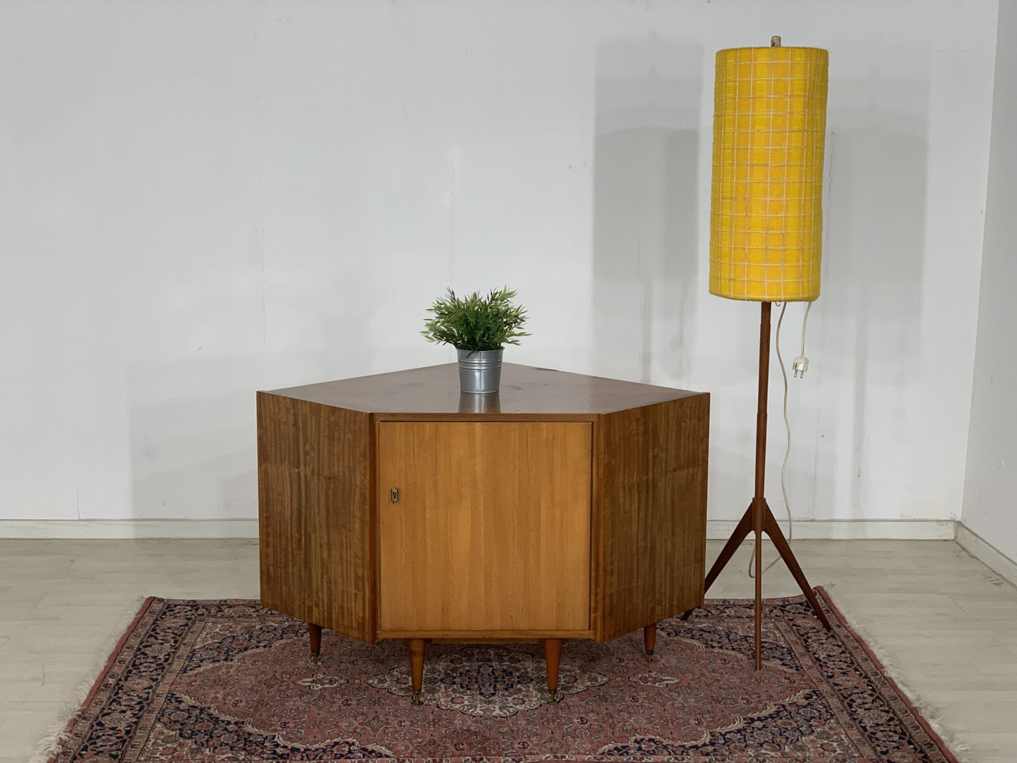 MID CENTURY CORNER CABINET SIDEBOARD VINTAGE