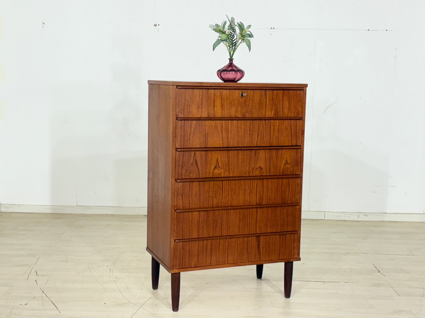 Vintage Teak Kommode Waschkommode Wäscheschrank Danish Design