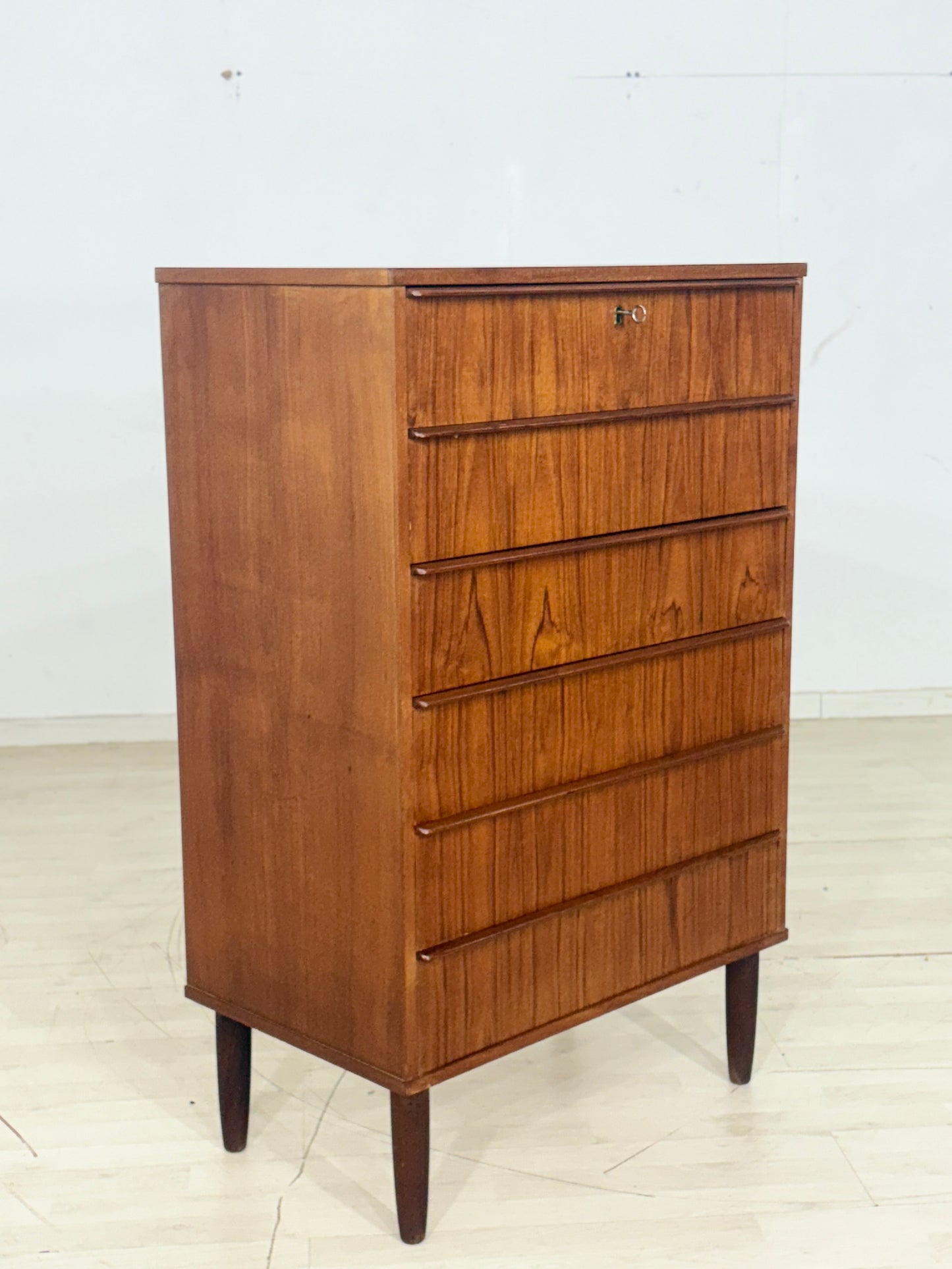 Vintage Teak Kommode Waschkommode Wäscheschrank Danish Design