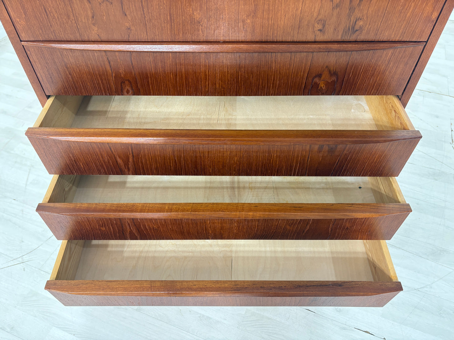 Mid Century Teak Kommode Waschkommode Wäscheschrank Vintage Danish Design