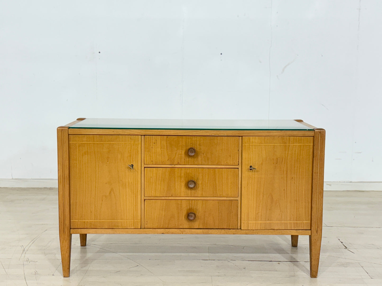 Schöne Vintage Kommode Lowboard Sideboard Mid Century