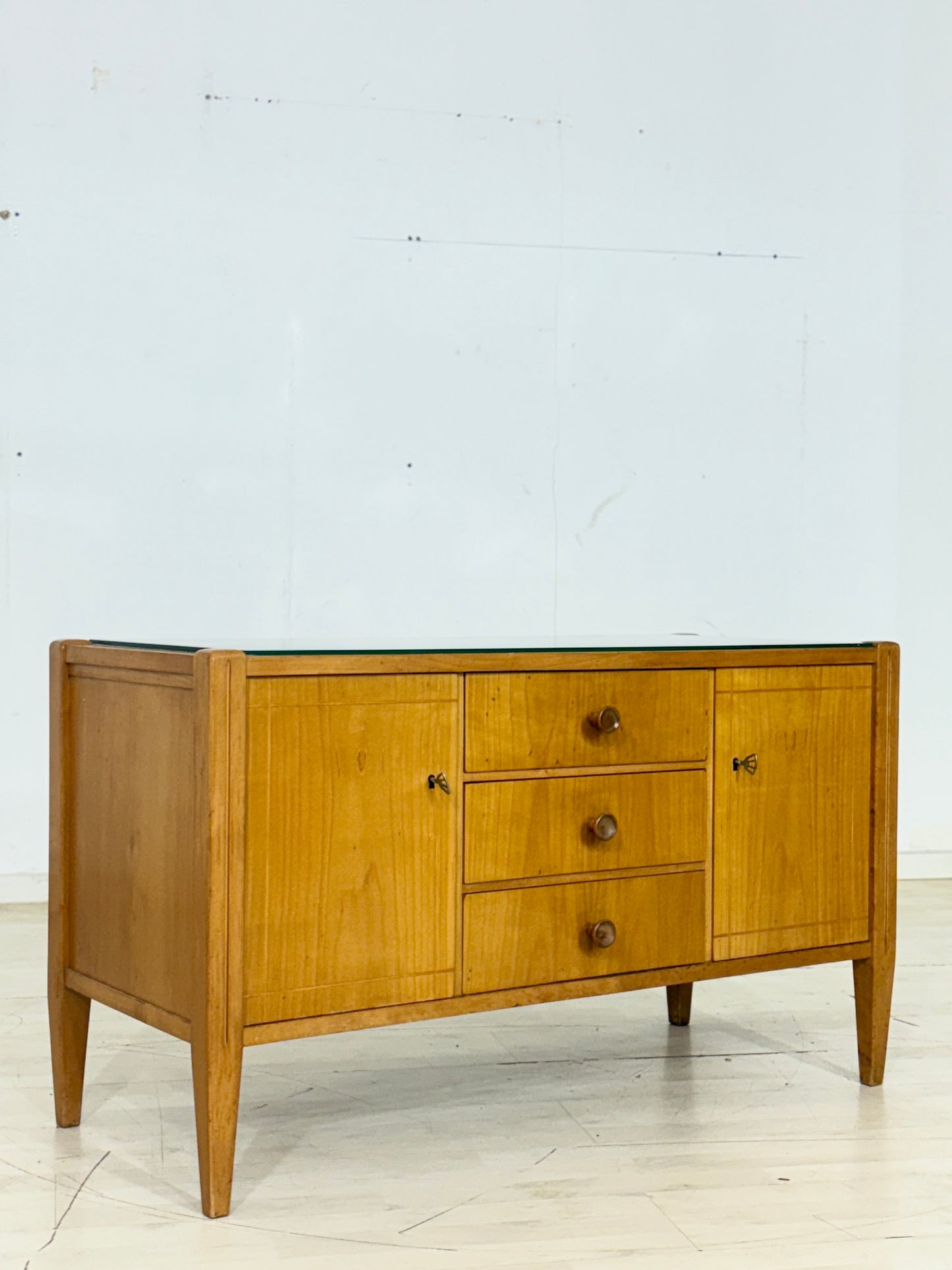 Schöne Vintage Kommode Lowboard Sideboard Mid Century