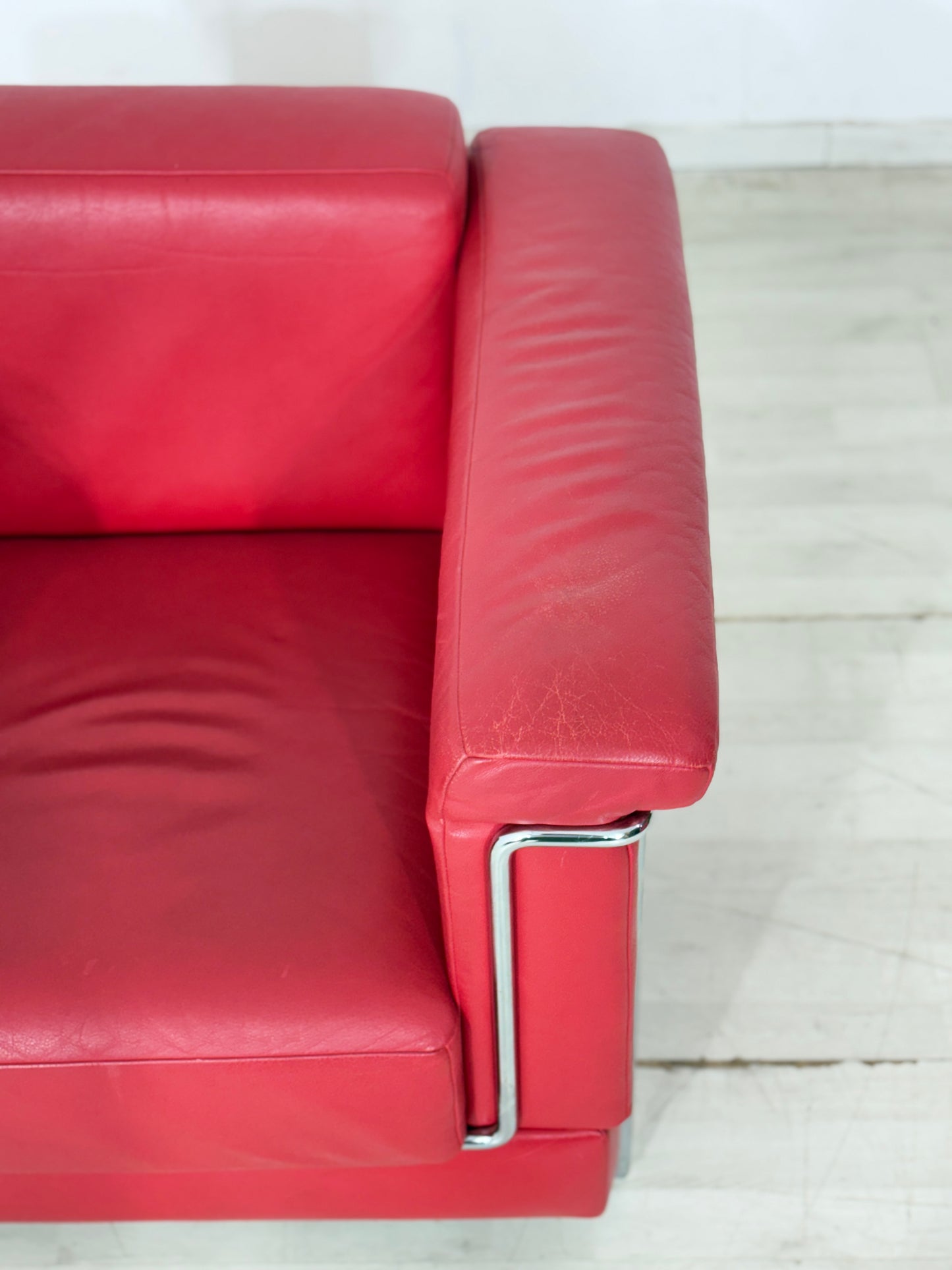Züco Carat Leder Sessel Rot