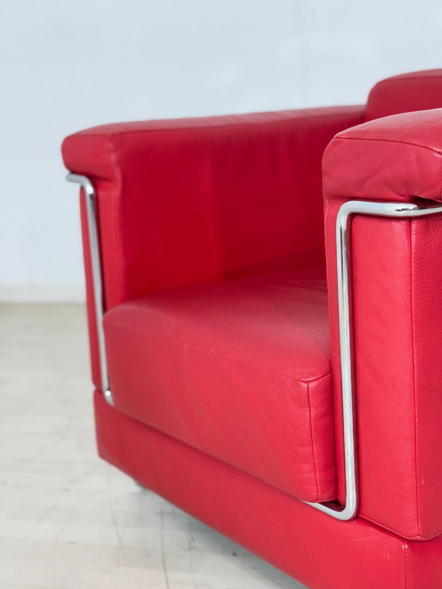 Züco Carat Leder Sessel Rot