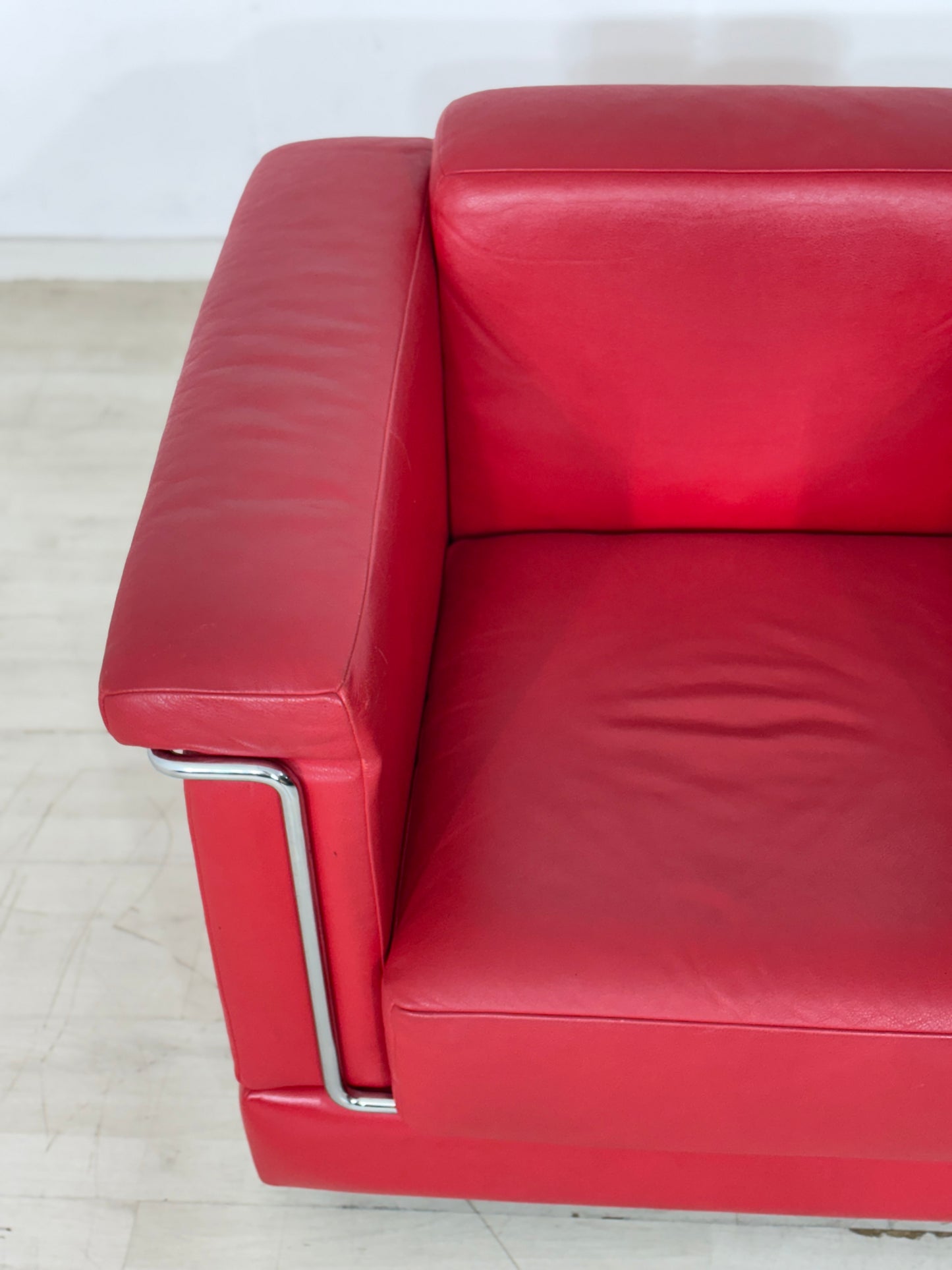 Züco Carat Leder Sessel Rot