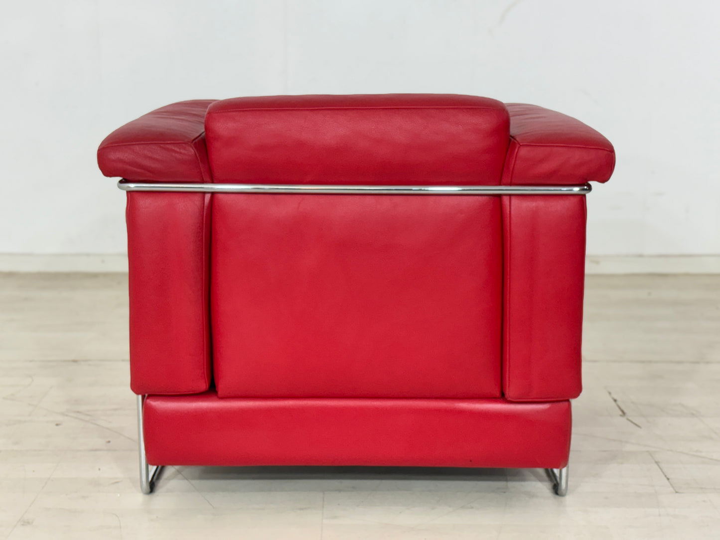 Züco Carat Leder Sessel Rot