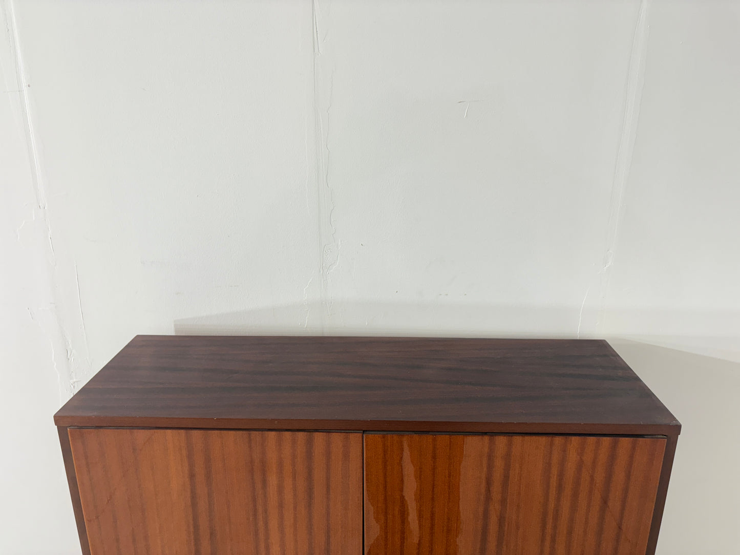 Mid Century Vitrine Highboard Wohnzimmerschrank Schrank Vintage