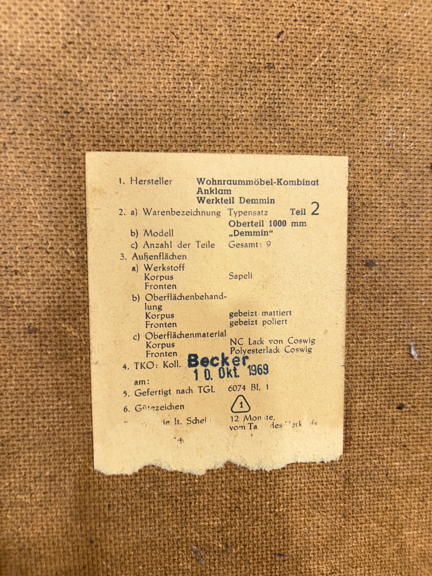 Mid Century Vitrine Highboard Wohnzimmerschrank Schrank Vintage