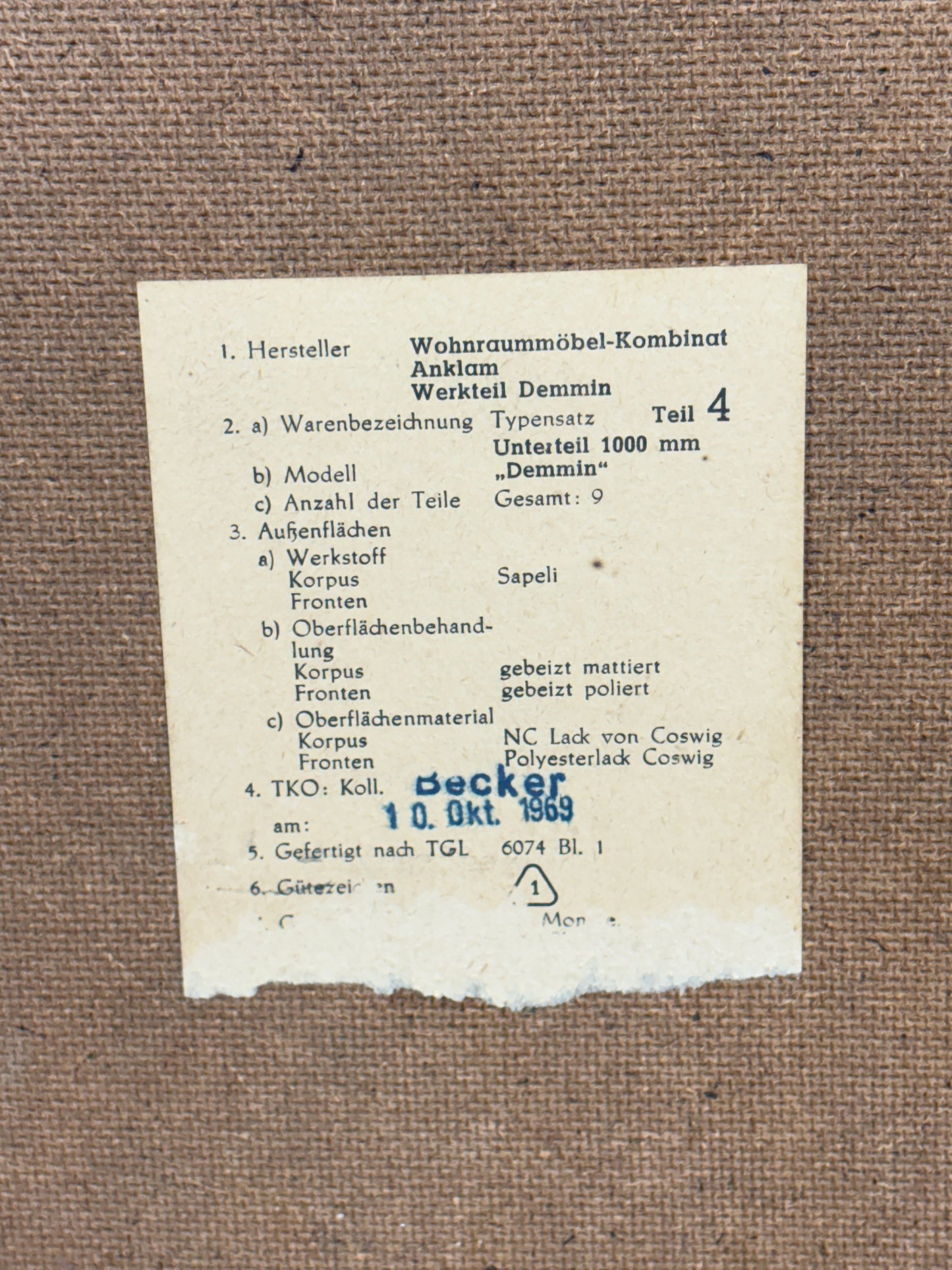 Vintage Vitrine Highboard Wohnzimmerschrank Schrank Mid Century