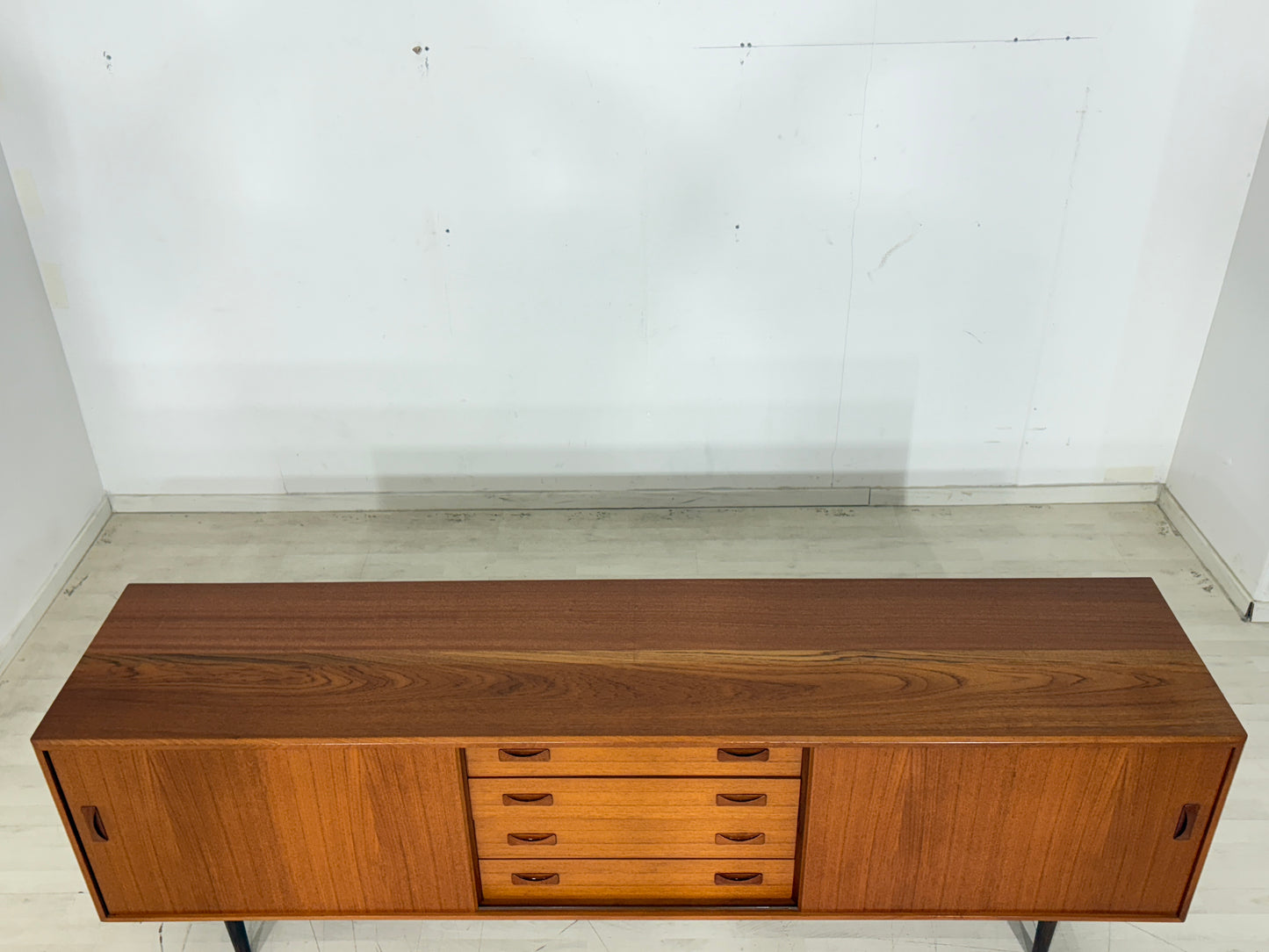 Schönes Teak Clausen & Son Sideboard Anrichte Wohnzimmerschrank Schrank Vintage