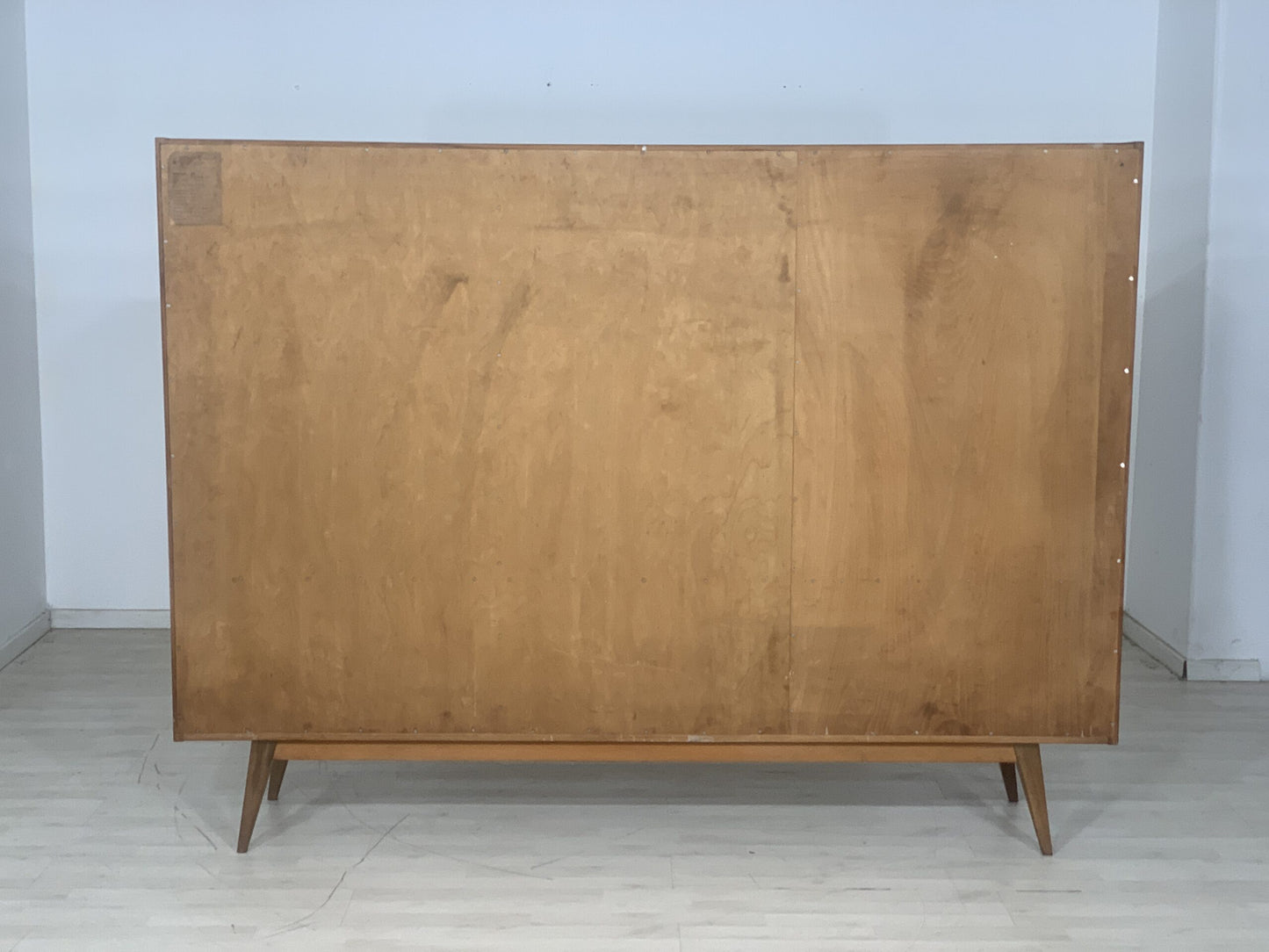 MID CENTURY HIGHBOARD ANRICHTE FÄCHERSCHRANK WOHNZIMMERSCHRANK SIDEBOARD GESCHIRRSCHRANK VINTAGE