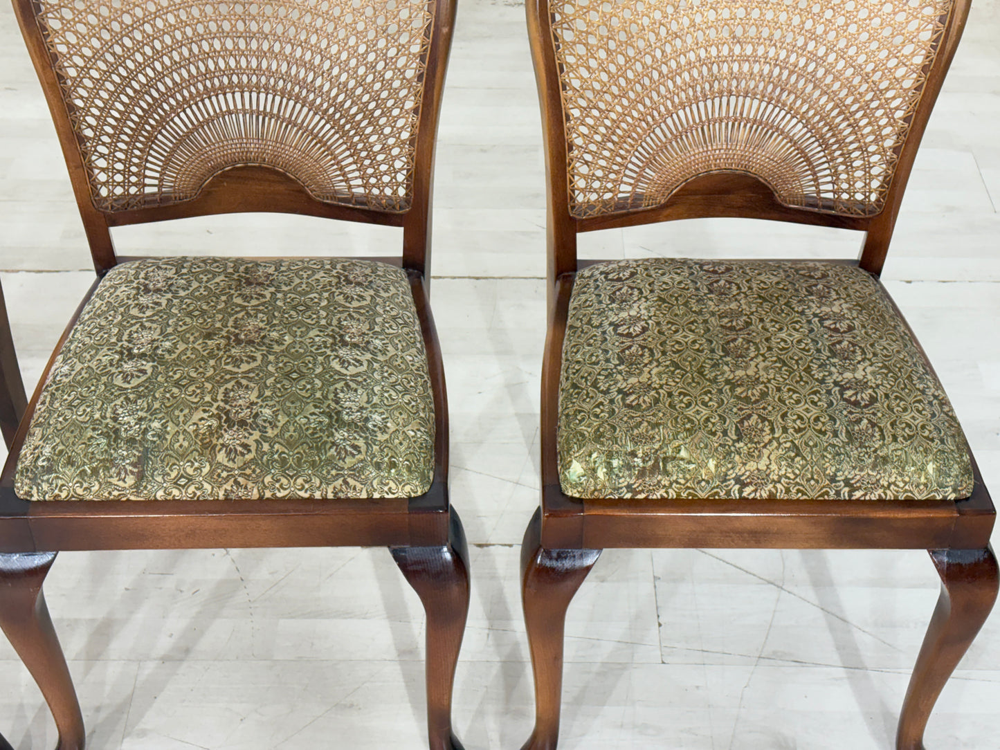 4x Chippendale Esszimmerstühle Stühle Esszimmerstuhl Küchenstühle Stuhl Vintage