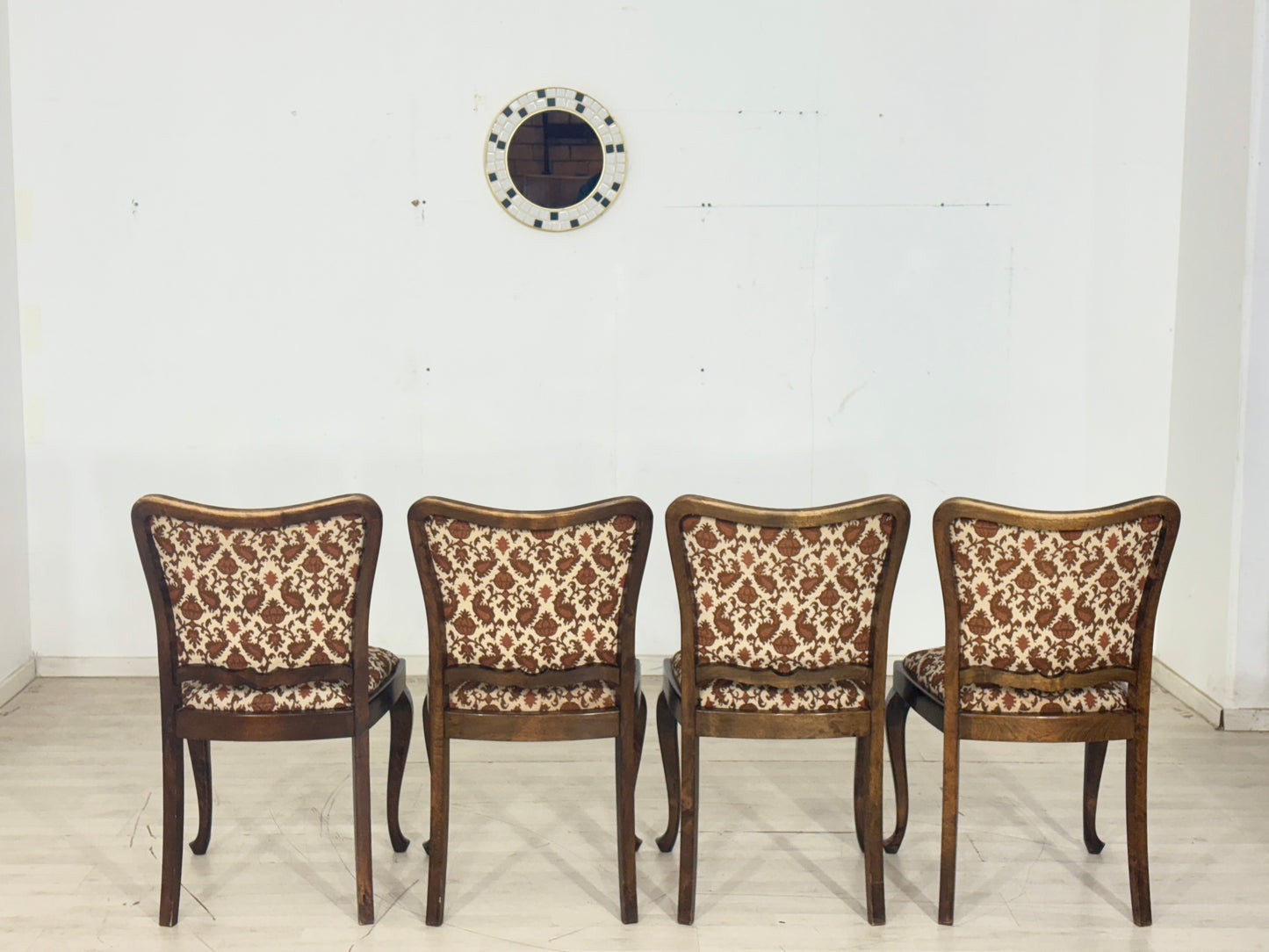 4x Sehr schöne Chippendale Stühle Esszimmerstühle Küchenstühle Stuhl Esszimmerstuhl Vintage