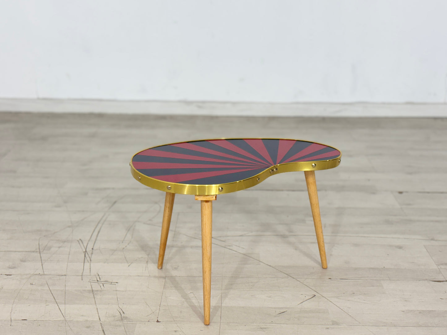 Mid Century Modern Nierentisch Blumentisch Beistelltisch Ablage