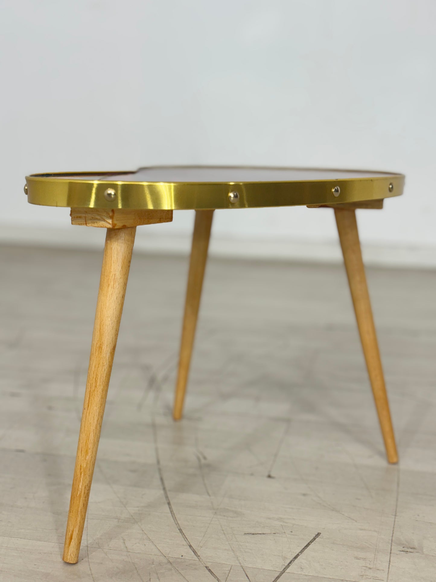 Mid Century Modern Nierentisch Blumentisch Beistelltisch Ablage