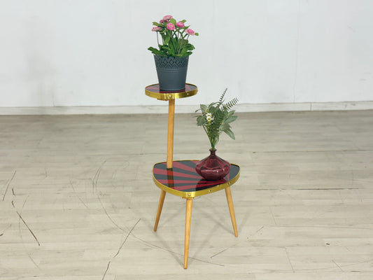 Mid Century Modern Nierentisch Blumentisch Beistelltisch Ablage