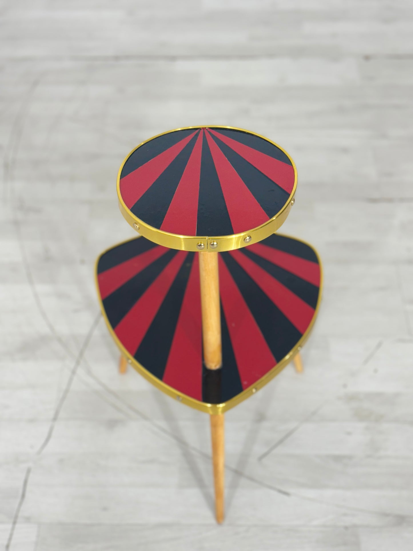 Mid Century Modern Nierentisch Blumentisch Beistelltisch Ablage