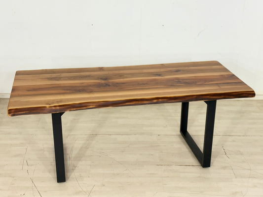 Vollholz Massiv Esstisch aus Nussbaum / Tisch / Esszimmertisch / Konferenztisch / Wohnzimmertisch / 199,5 cm Breit