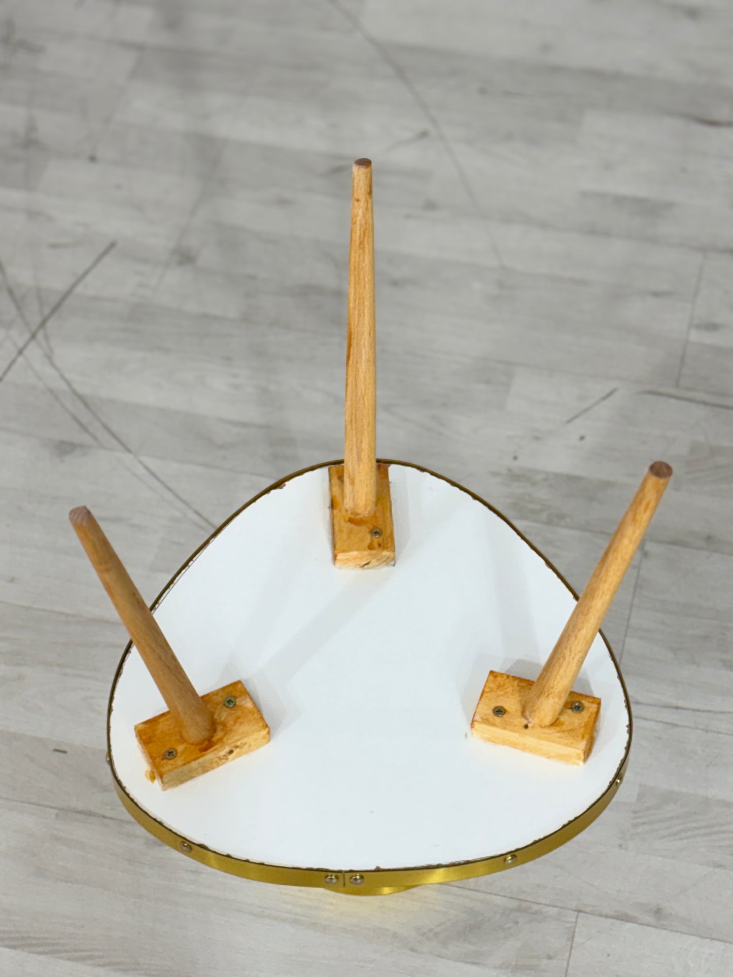 Mid Century Modern Nierentisch Blumentisch Beistelltisch Ablage