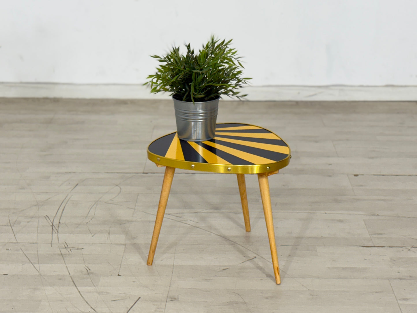 Vintage Nierentisch Blumentisch Beistelltisch Ablage Mid Century Modern