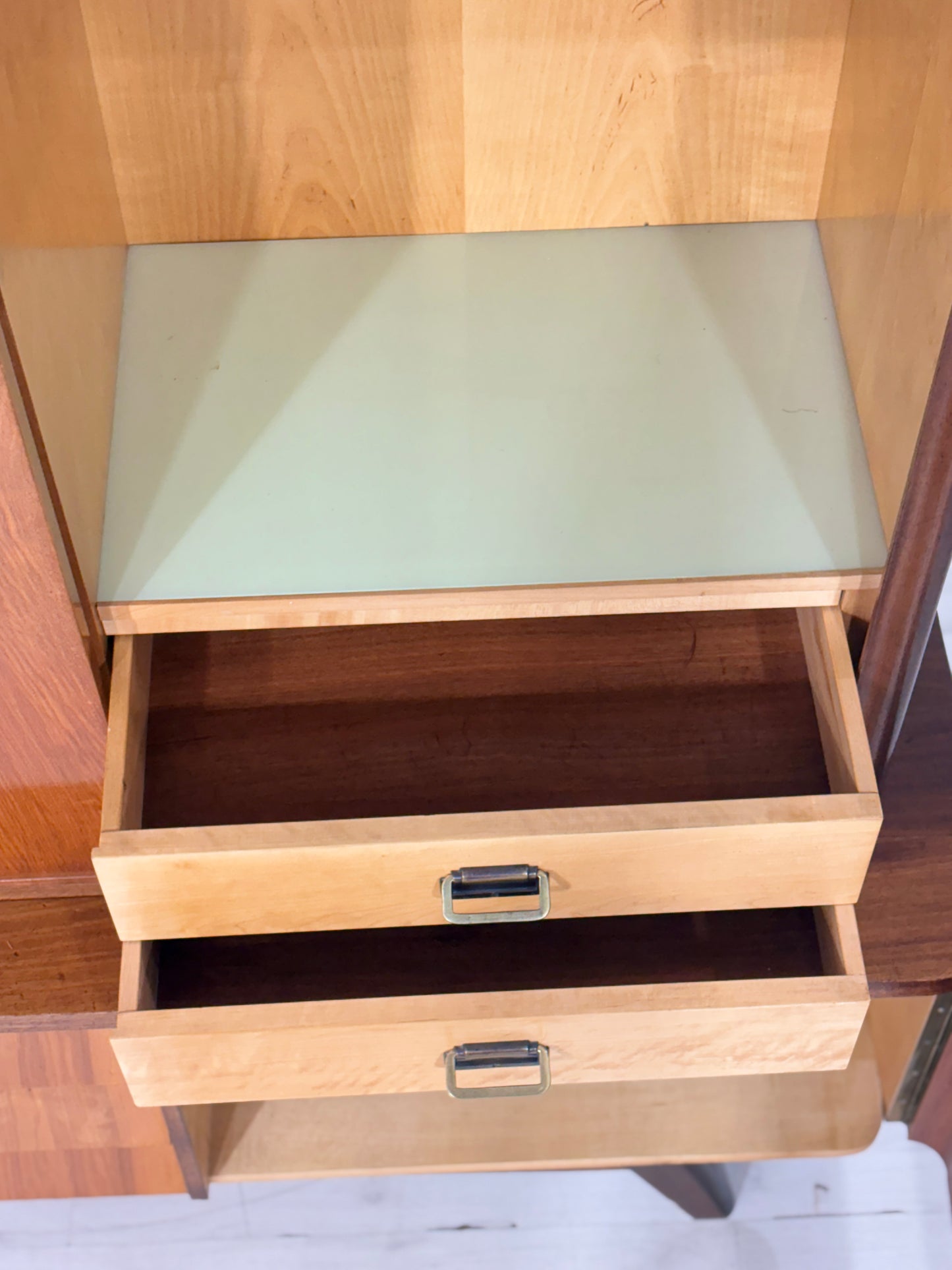 Vintage Highboard Schrank Geschirrschrank Vitrine Wohnzimmerschrank