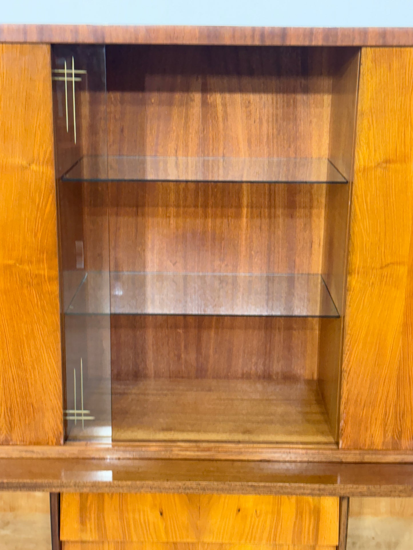 Vintage Highboard Schrank Geschirrschrank Vitrine Wohnzimmerschrank