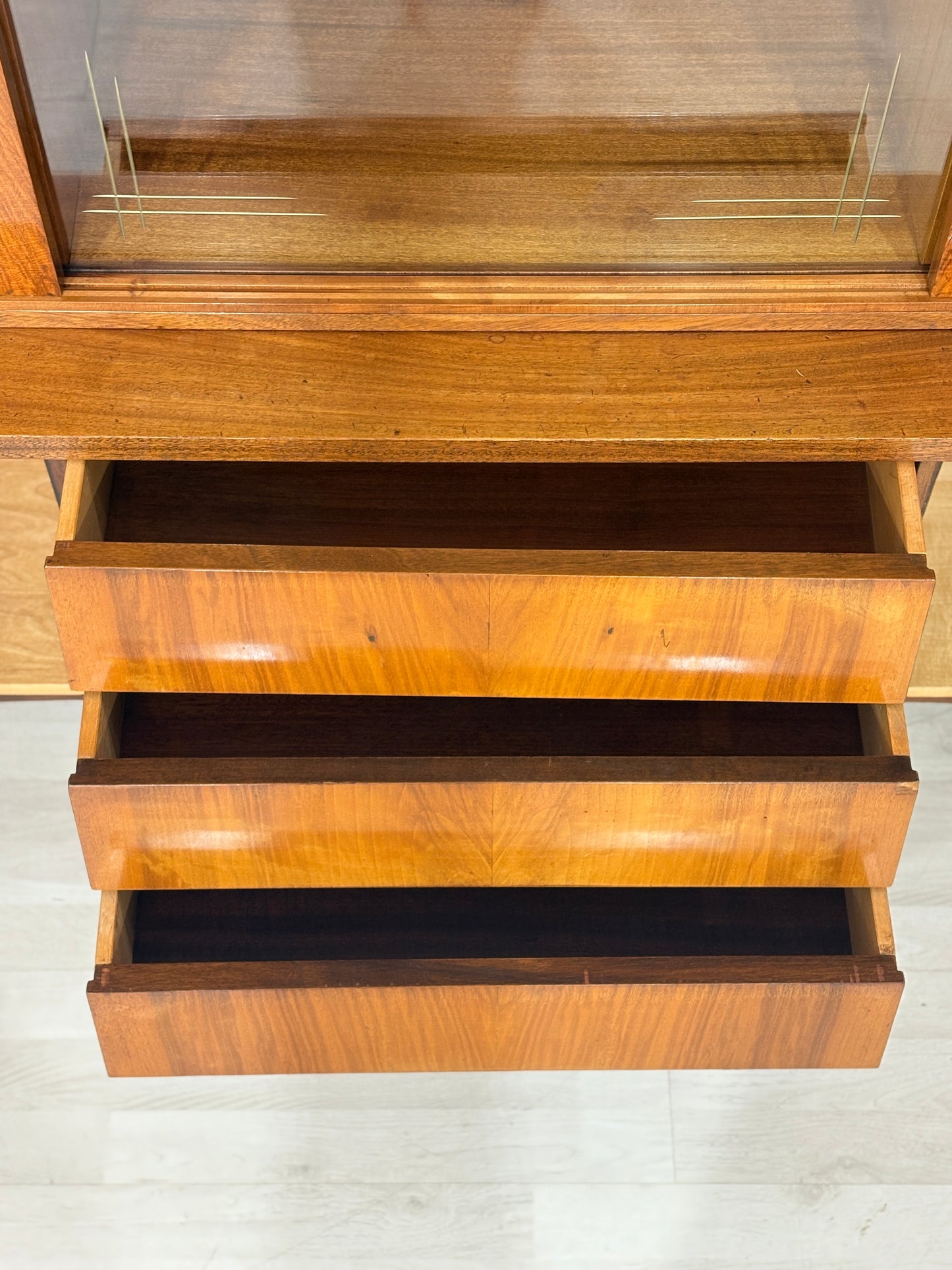 Vintage Highboard Schrank Geschirrschrank Vitrine Wohnzimmerschrank