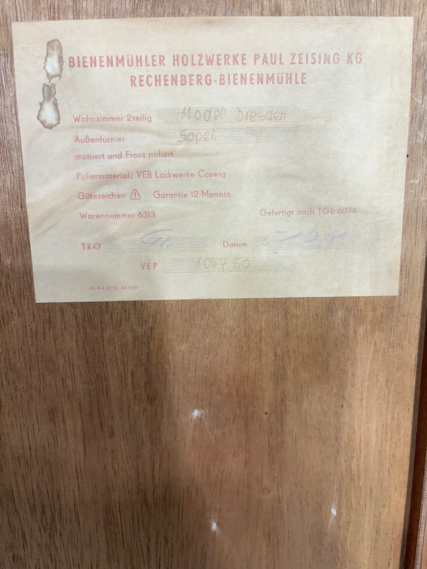 Vintage Highboard Schrank Geschirrschrank Vitrine Wohnzimmerschrank