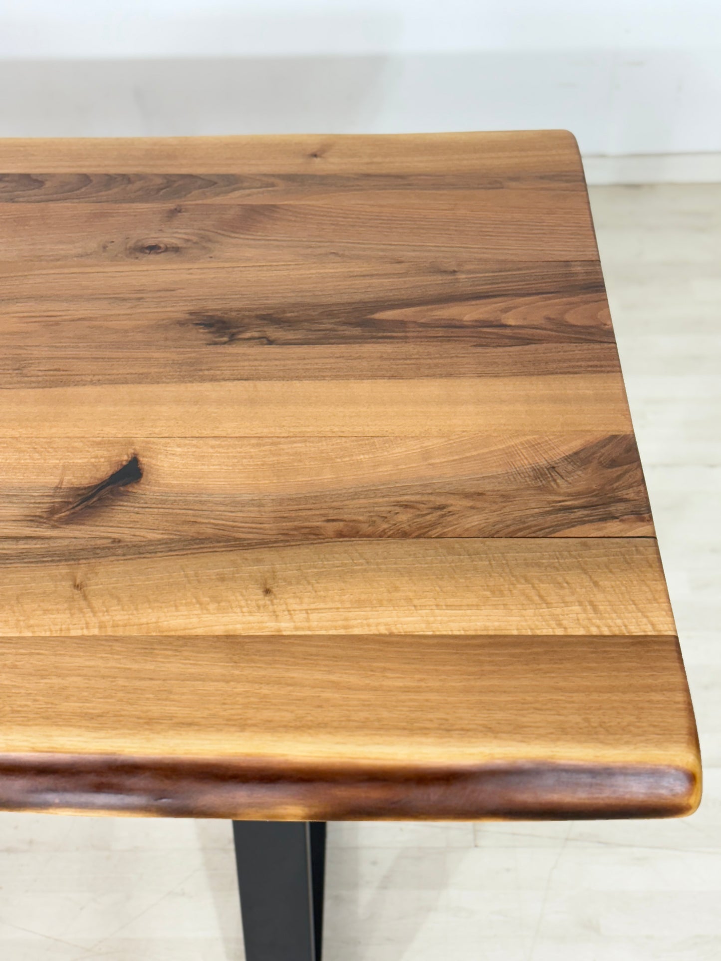 TABLE À MANGER EN BOIS MASSIF TABLE DE SALLE À MANGER TABLE DE CONFÉRENCE 76x220x100