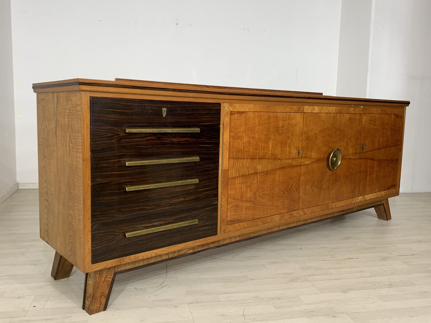 MID CENTURY SIDEBOARD BUFFET CHEST OF DRAWERS CABINET VINTAGE