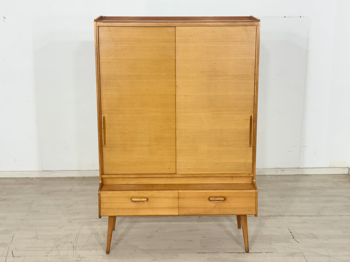 Vintage Schrank | Highboard | Mid-Century Fächerschrank | Wohnzimmerschrank