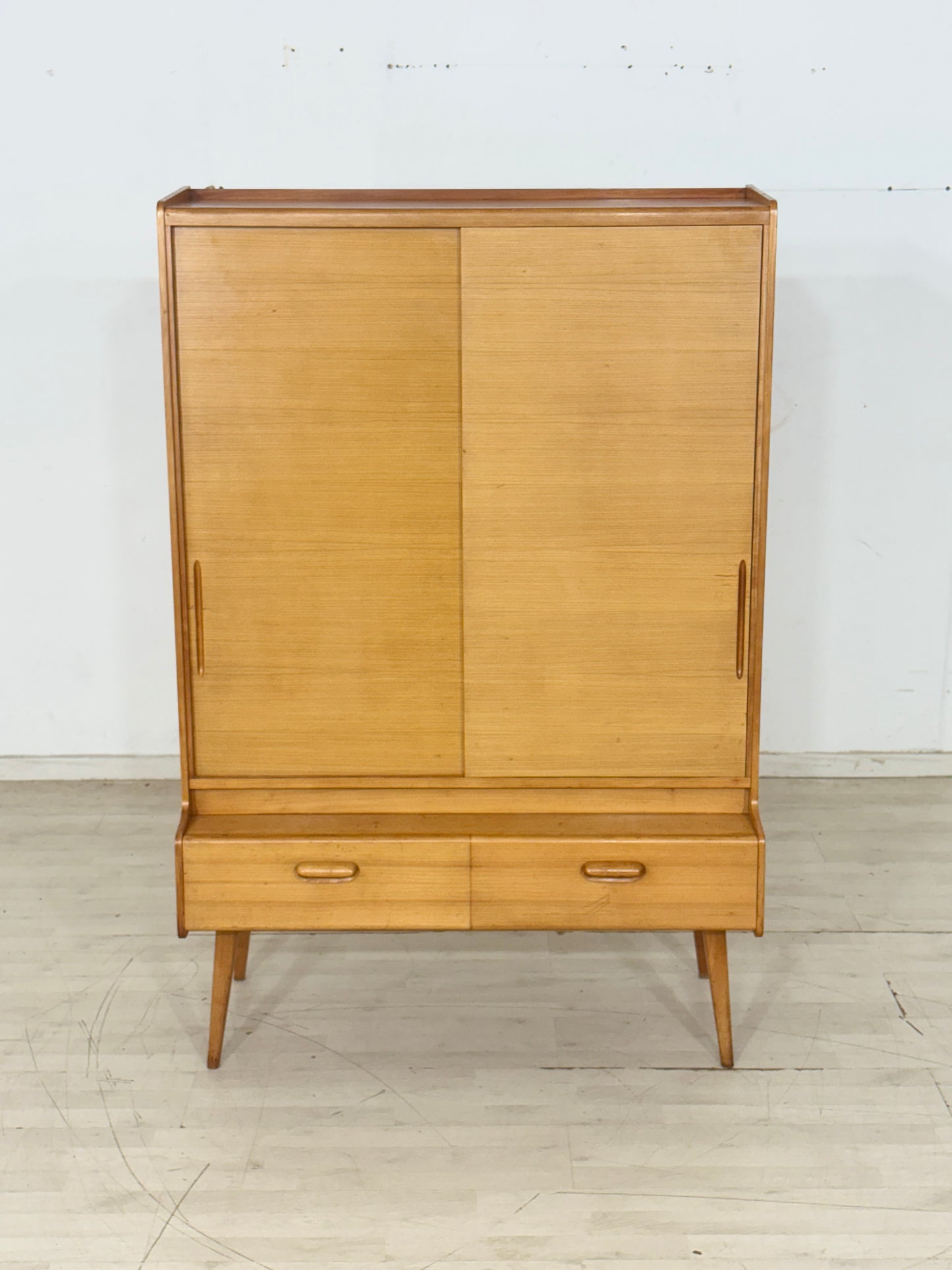 Vintage Schrank | Highboard | Mid-Century Fächerschrank | Wohnzimmerschrank