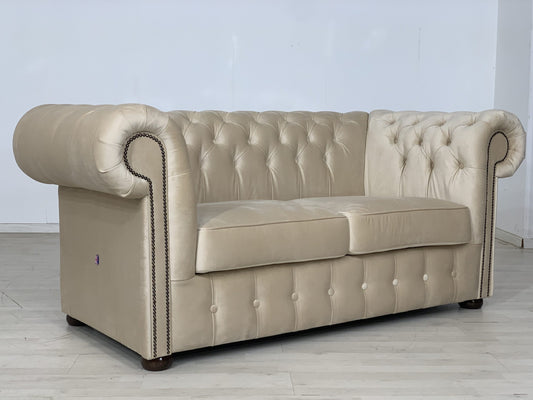 CANAPÉ ANGLAIS CHESTERFIELD 2 PLACES STYLE COLONIAL VINTAGE