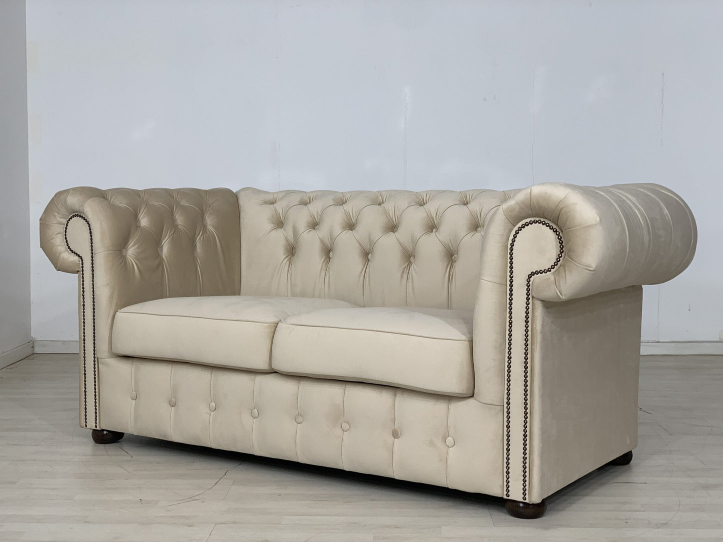 CANAPÉ ANGLAIS CHESTERFIELD 2 PLACES STYLE COLONIAL VINTAGE