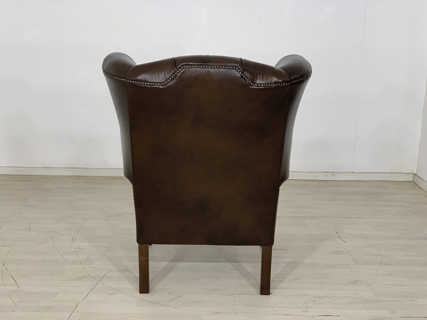 CHESTERFIELD CHAIR ARMCHAIR MEN'S CHAIR OFFICE CHAIR LIVING ROOM CHAIR GENUINE LEATHER