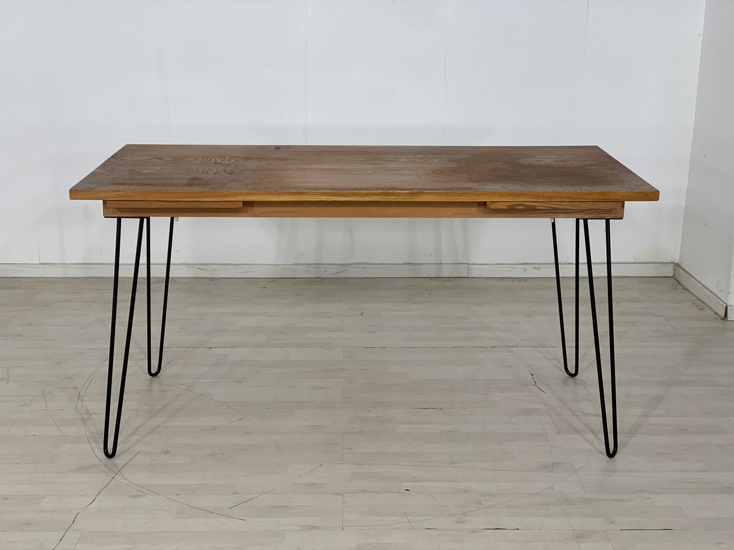 MID CENTURY HELLERAU DESK DINING TABLE VINTAGE TABLE