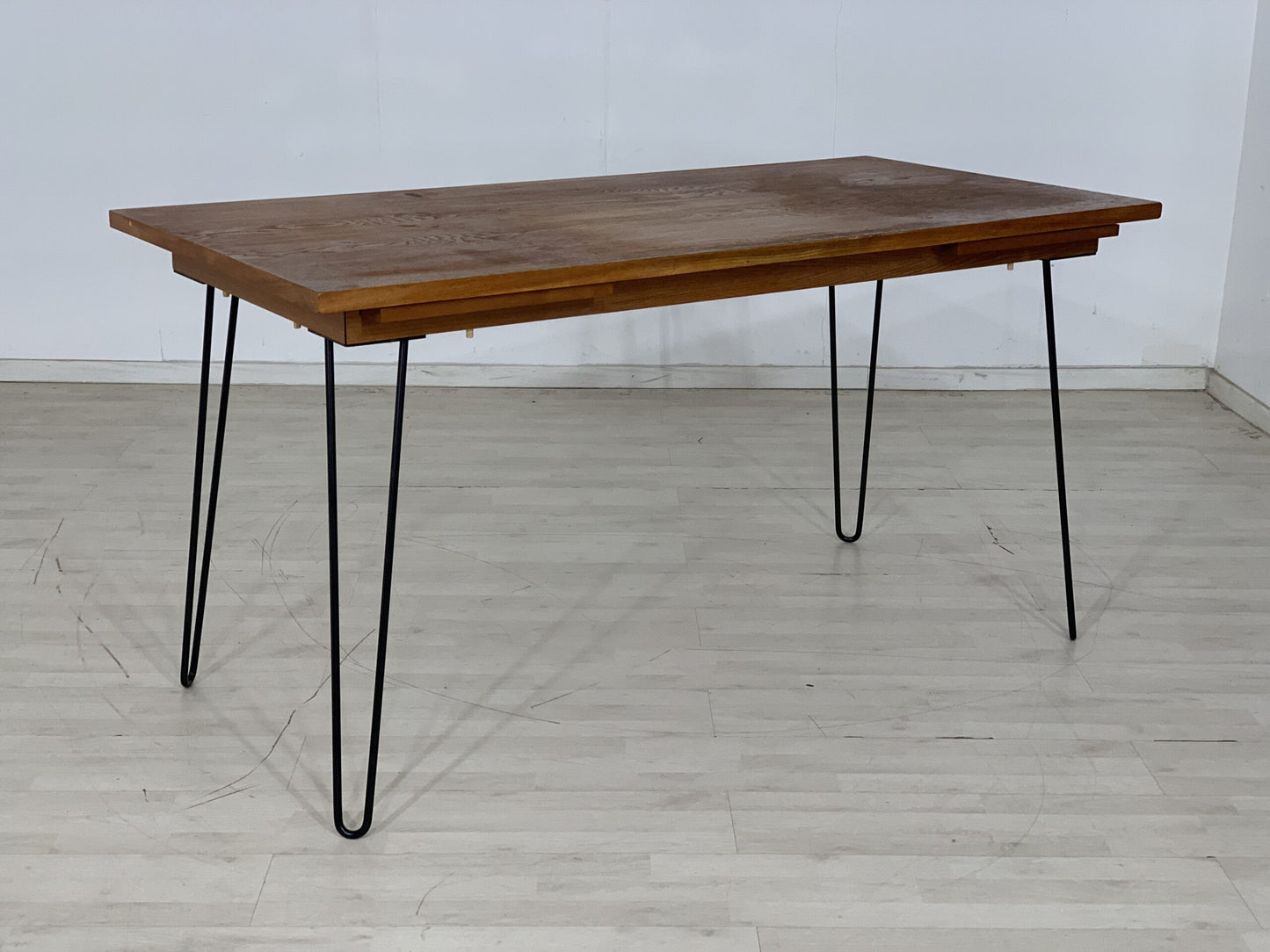 MID CENTURY HELLERAU DESK DINING TABLE VINTAGE TABLE