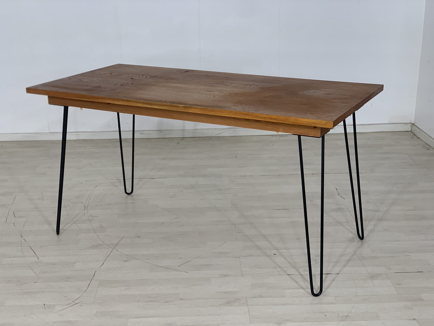 MID CENTURY HELLERAU DESK DINING TABLE VINTAGE TABLE