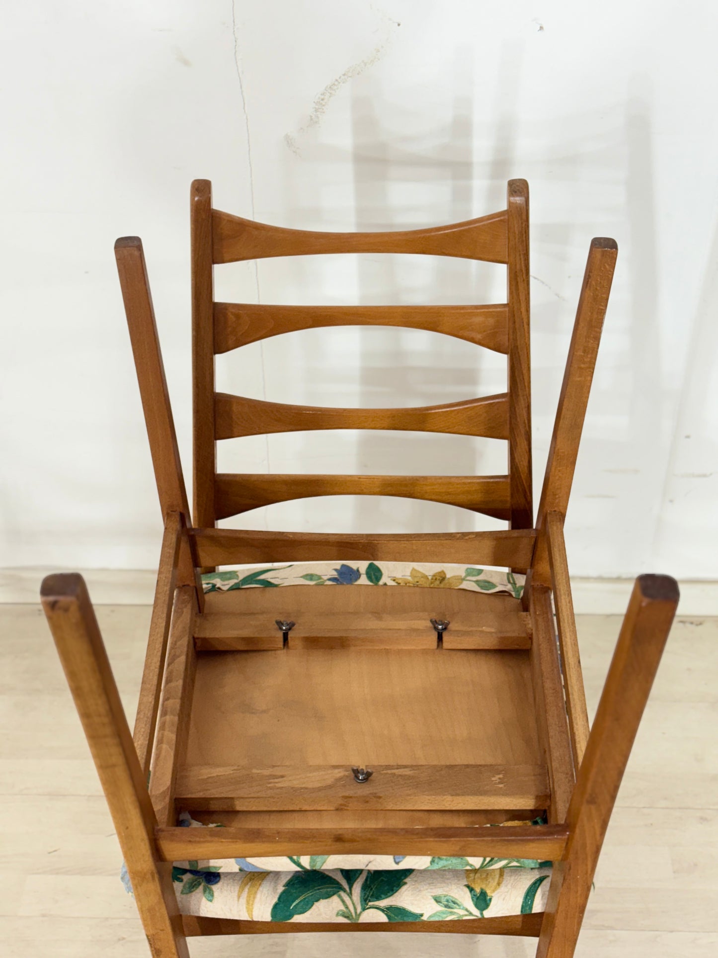 4x Mid Century Esszimmerstühle Stühle Küchenstühle Stuhl Vintage