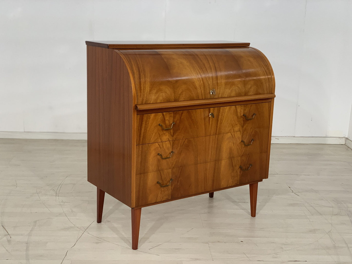 DANISH DESIGN SECRETARY CHEST OF DRAWERS DESK VINTAGE