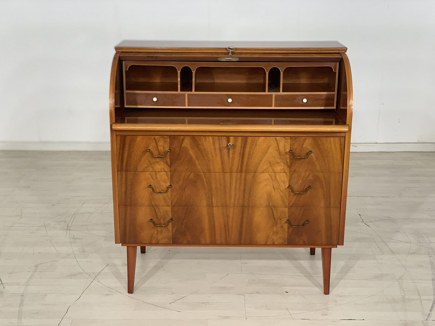 DANISH DESIGN SECRETARY CHEST OF DRAWERS DESK VINTAGE