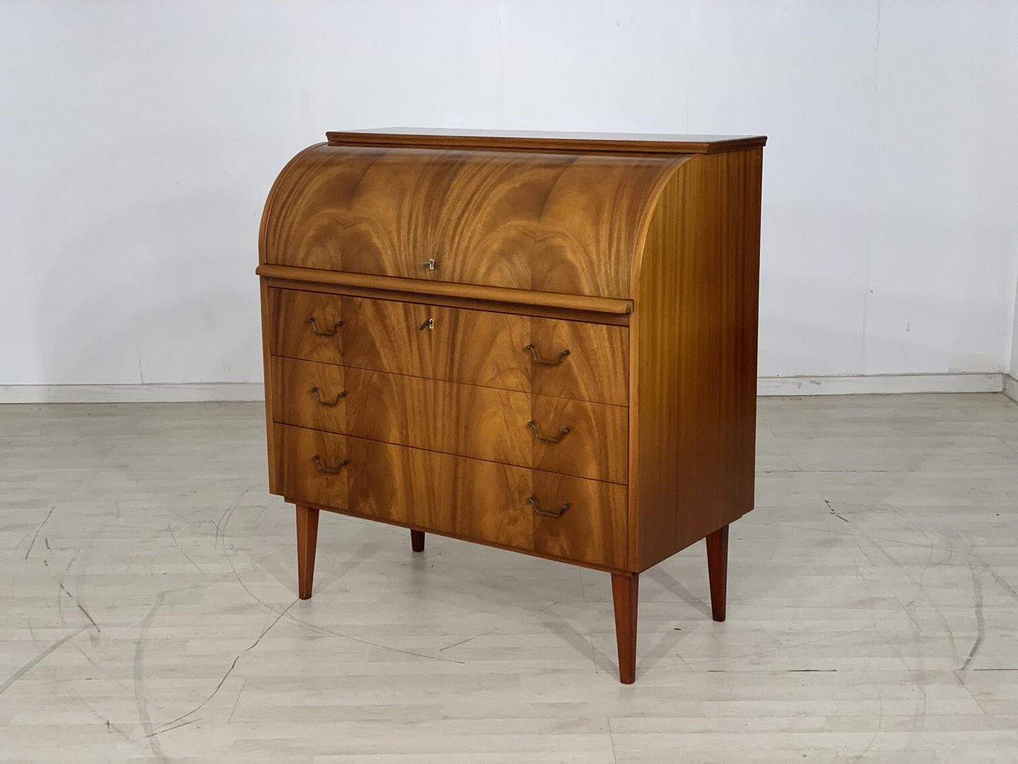 DANISH DESIGN SECRETARY CHEST OF DRAWERS DESK VINTAGE