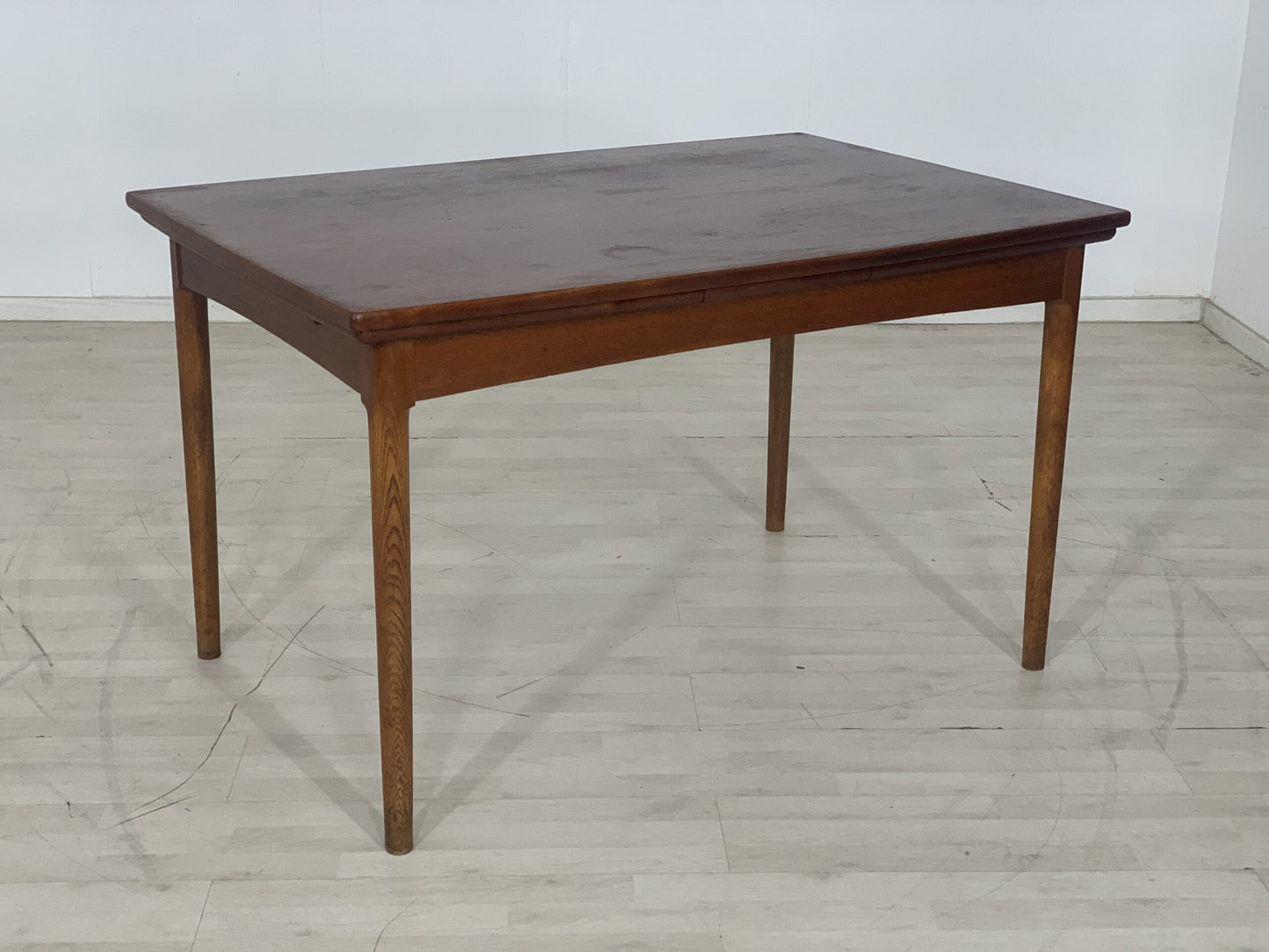 60'S DANISH TEAK DINING TABLE DINING ROOM TABLE KITCHEN TABLE VINTAGE