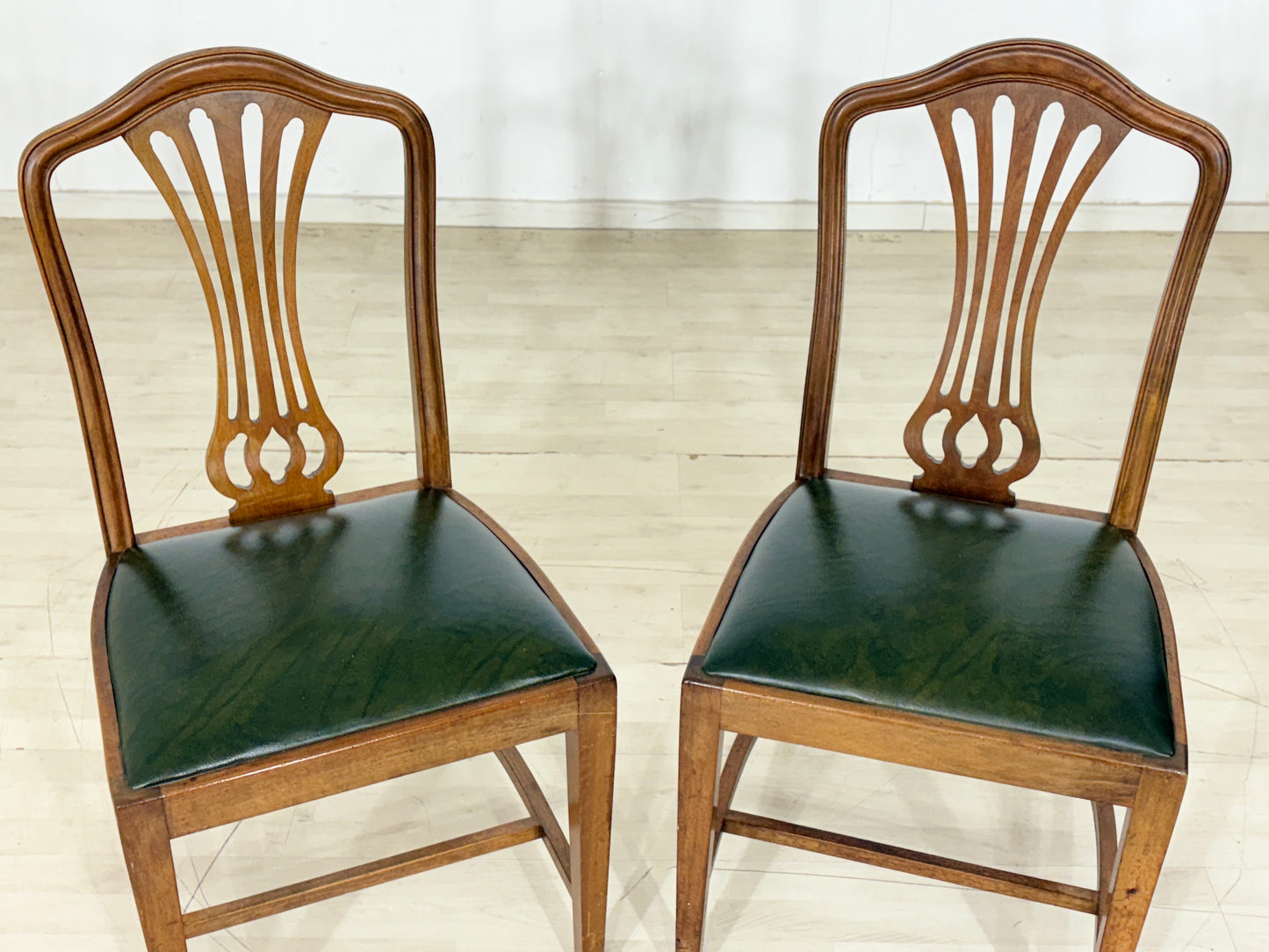 4x Schöne Jugendstil Stühle Esszimmerstühle Küchenstühle Stuhl um 1920