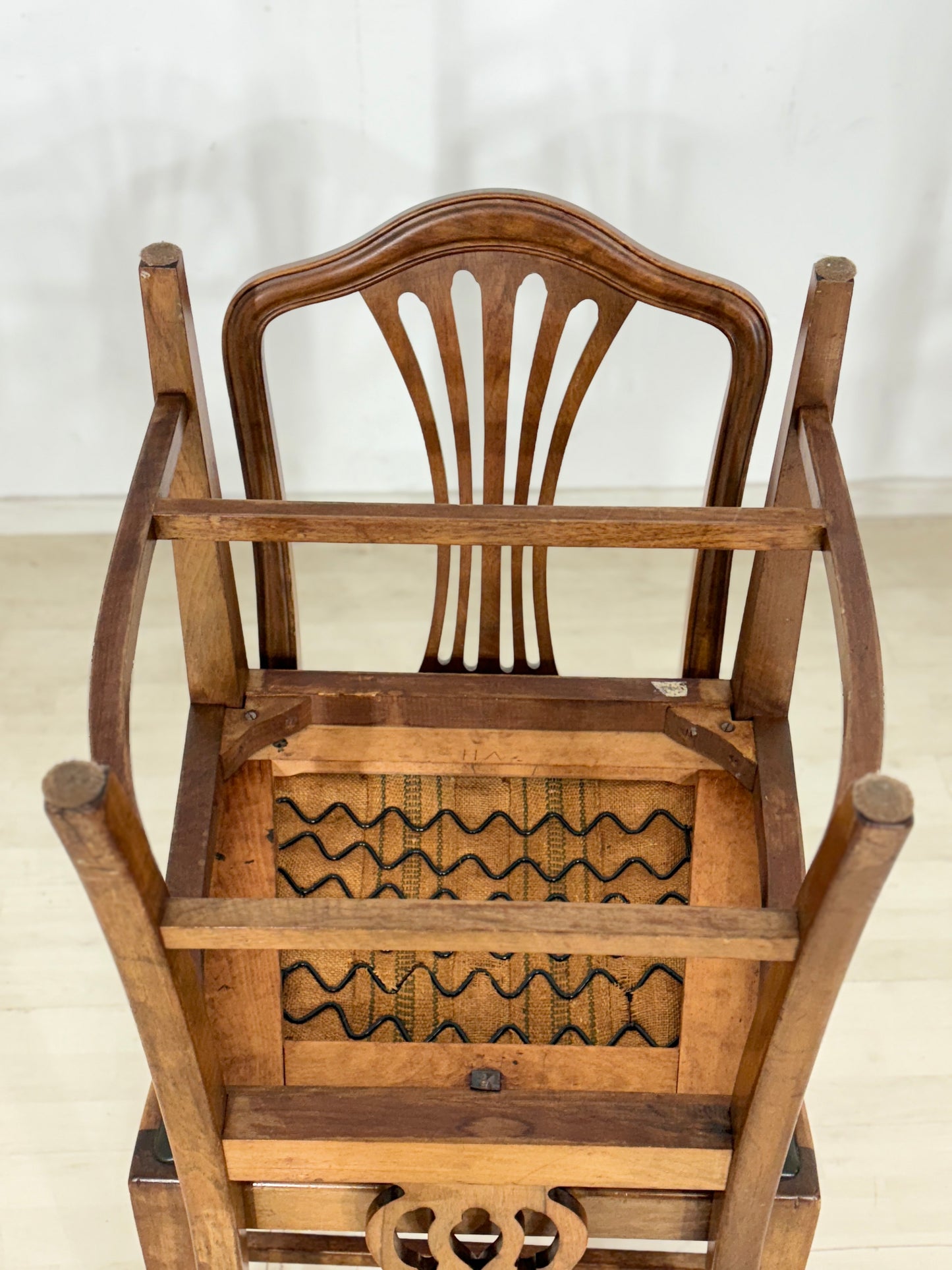 4x Schöne Jugendstil Stühle Esszimmerstühle Küchenstühle Stuhl um 1920