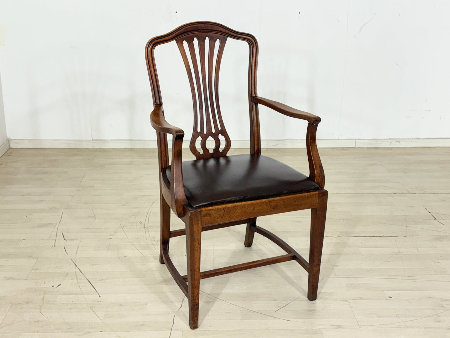 Jugendstil Schreibtischstuhl Armlehnstuhl Antik Stuhl um 1920