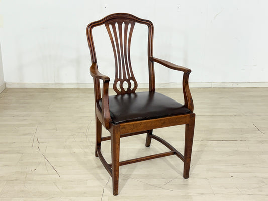 Jugendstil Schreibtischstuhl Armlehnstuhl Antik Stuhl um 1920