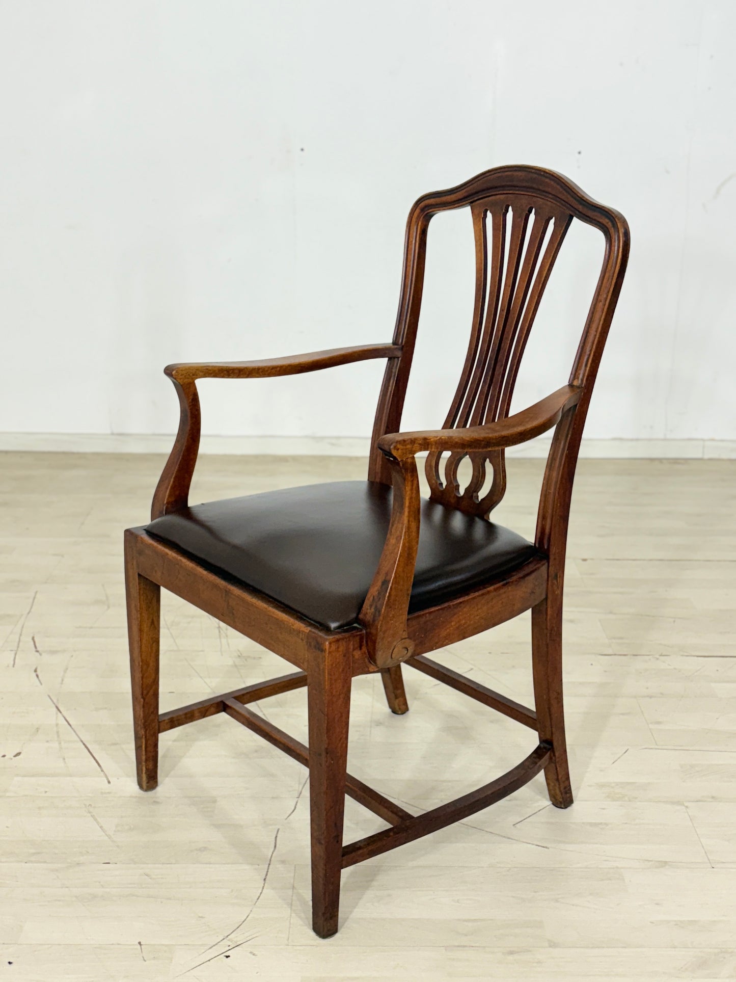 Jugendstil Schreibtischstuhl Armlehnstuhl Antik Stuhl um 1920